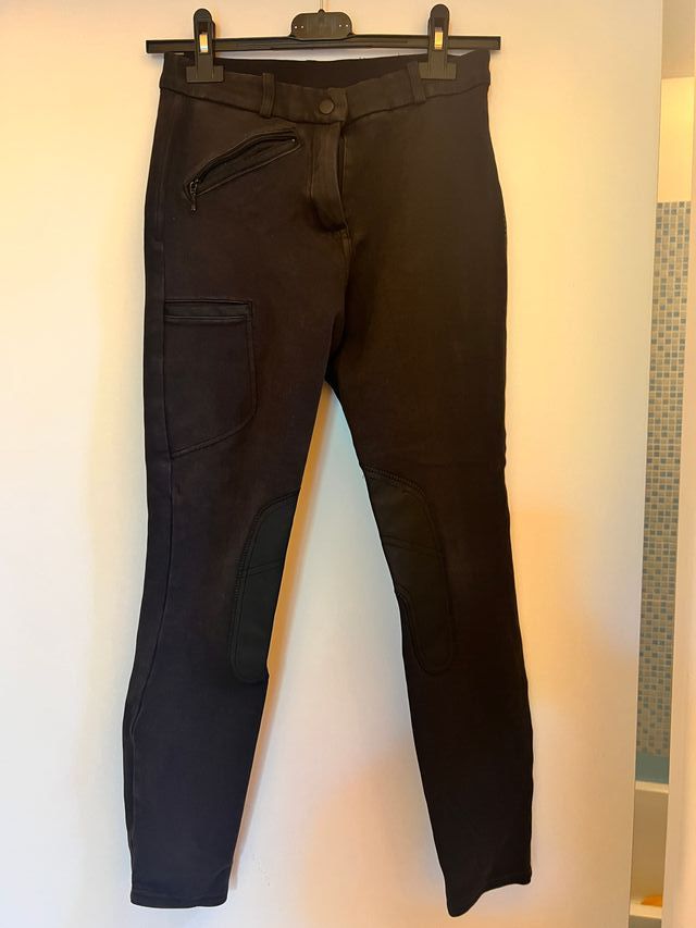 Pantalone bambina per equitazione Fouganza