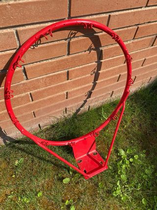 Aro baloncesto rojo Medida Oficial
