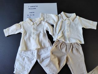 2 Completini Aletta 1 mese 50-56 cm