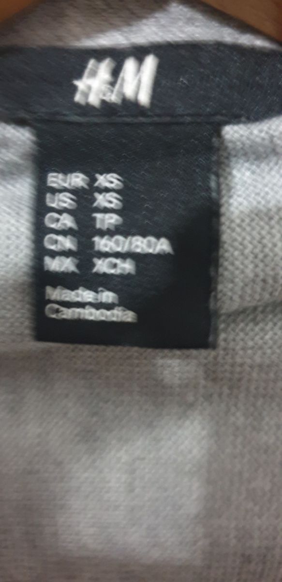 Chaleco H&M gris talla XS