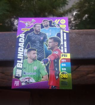 Cromo BLINDADA porteros Oblak etc Liga 2024-25