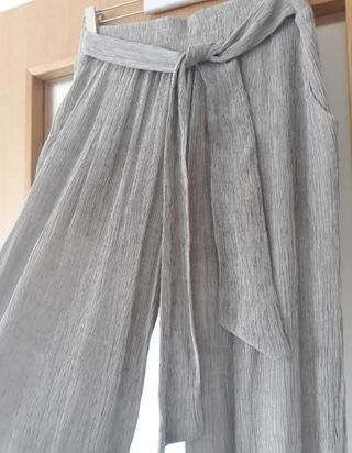 Pantalon gris vaporoso - Talla 36 - A estrenar