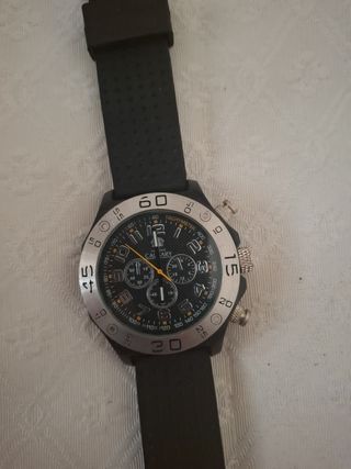 Reloj Calgary cronógrafo negro