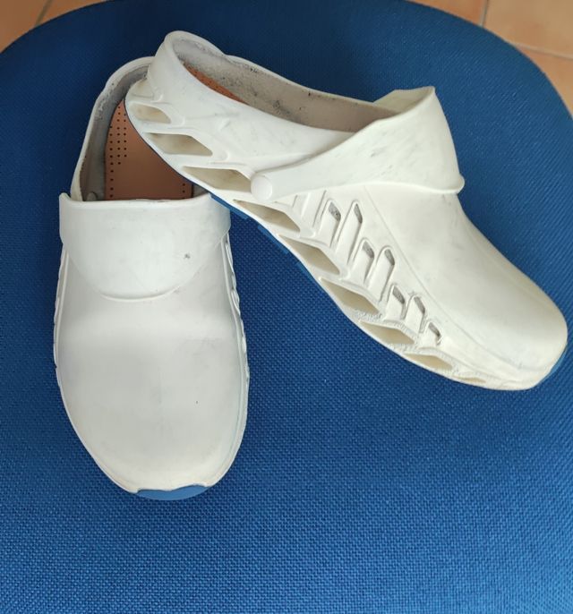 Zoccoli Scholl Evoflex 40 bianchi