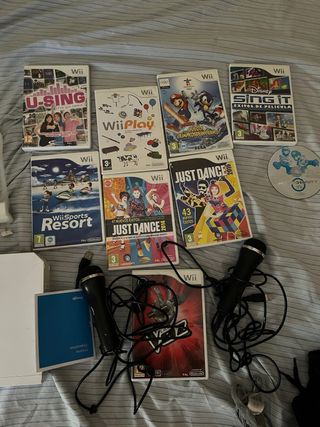Wii blanca + juegos