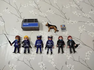 Lote Playmobil Policías - compuesto por 3 sets.