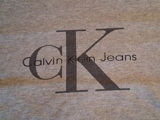 Crop top Calvin Klein Jeans grigio