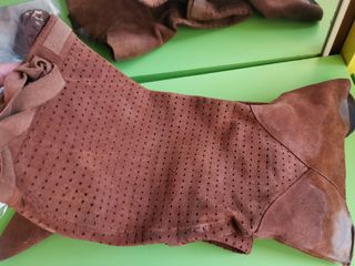 Naturale scamosciato marrone