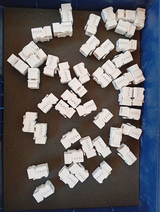 Conectores Hembra RJ45 Cat6 (x45)