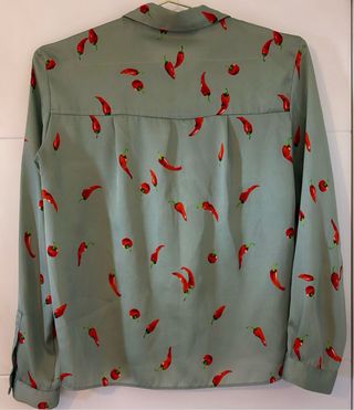 Camisa Zara Basic - Pimientos.