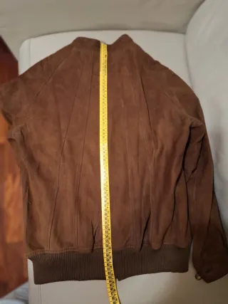 Cazadora ante marrón Vintage.