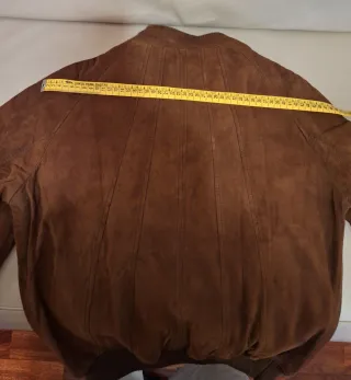Cazadora ante marrón Vintage.