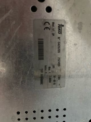 Vitrocerámica Teka 2 fuegos