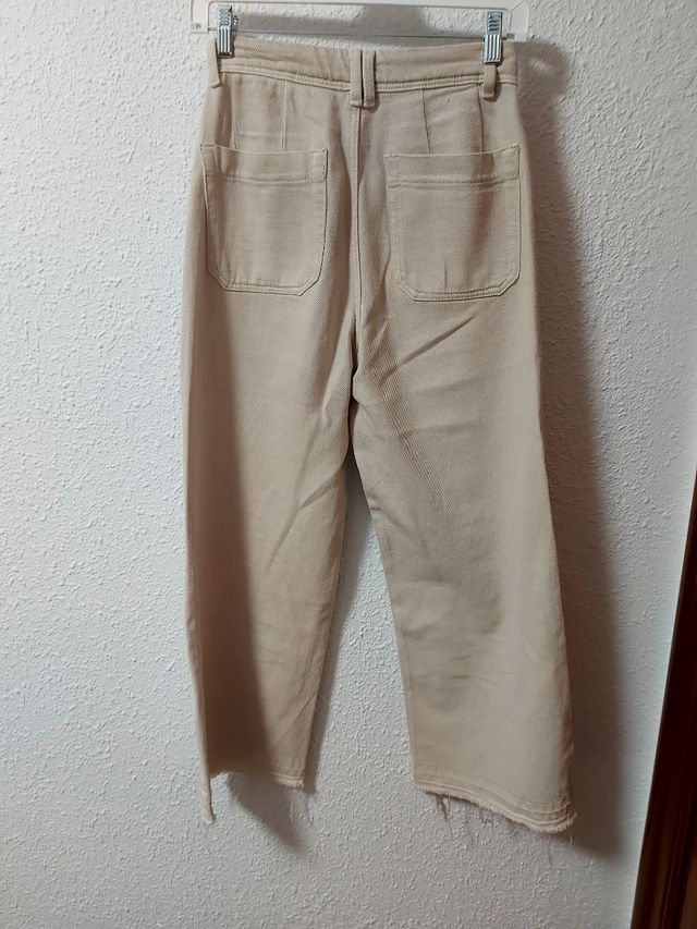 Pantalón Culotte Beige