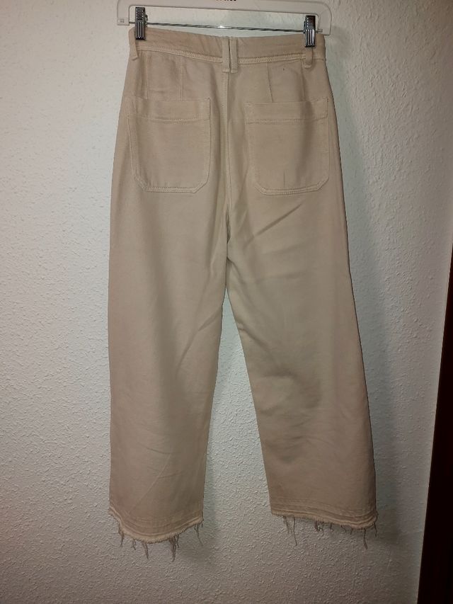 Pantalón Culotte Beige
