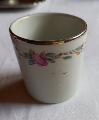 Servizio caffè vintage in metallo