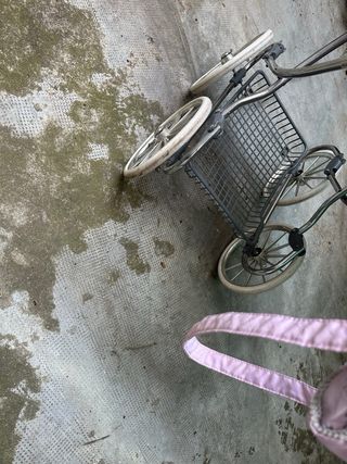 Coche Muñecas De Cuna Rosa