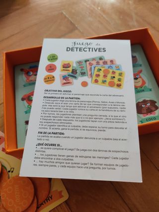 Juego detectives tipo quien es quien