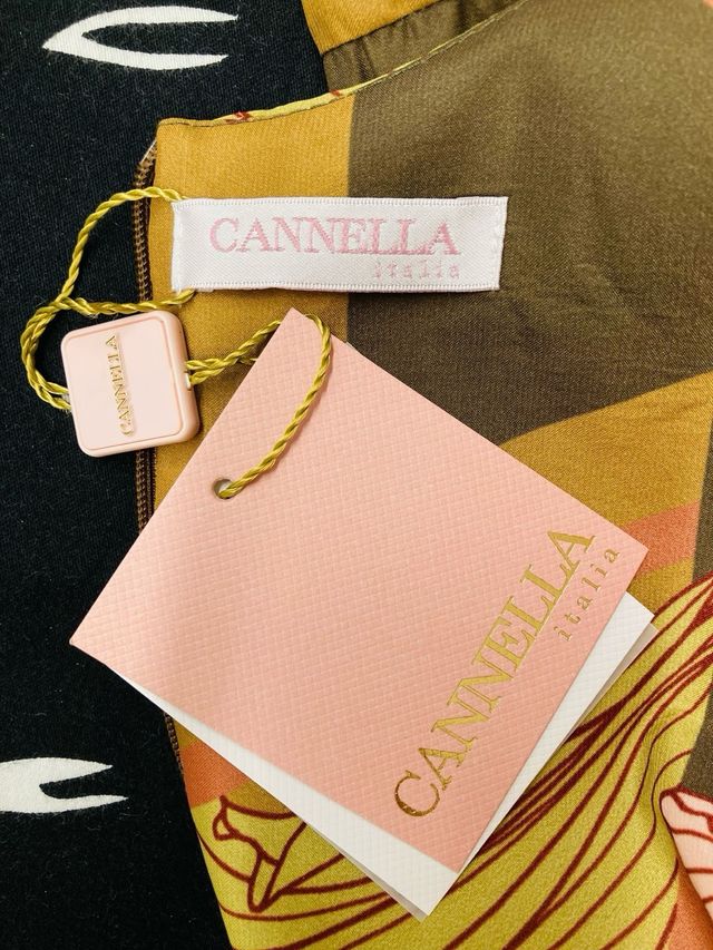 Abito plissettato - marca CANNELLA - tg 42 - Nuovo