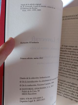 H. P. Lovecraft: Contra el mundo, contra la vida (Spanish Edition)