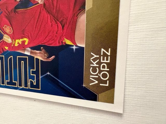 Cromo Vicky López - Selección Española