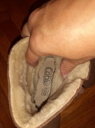 Botines ante marrón mujer