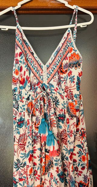Vestido largo boho talla M marca hug&clau