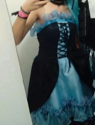 Cosplay costume Vocaloid Hatsune Miku kiss me