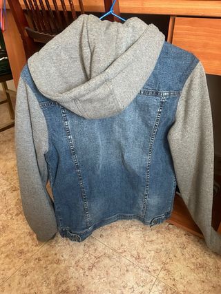 Chaqueta vaquera con capucha - Talla S