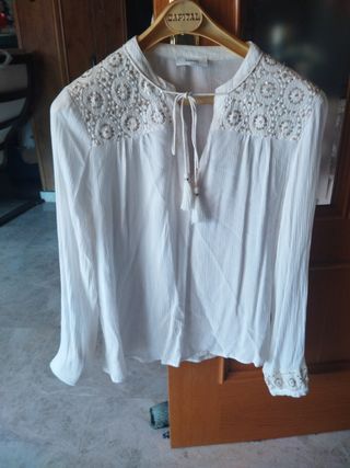 Blusa blanca Corporella - Talla única