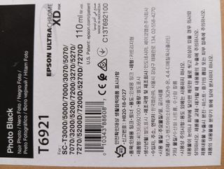 Tinta Epson T6121 T6122 T6123 T6124 (7 uds) Stylus