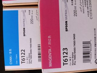 Tinta Epson T6121 T6122 T6123 T6124 (7 uds) Stylus