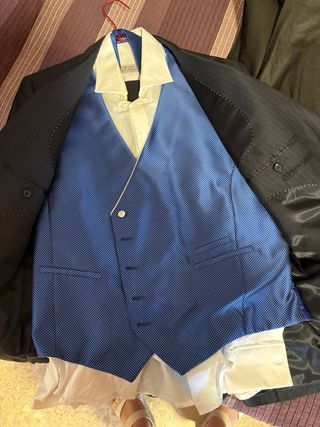 Traje hombre azul marino