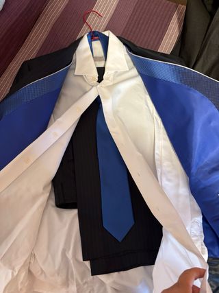 Traje hombre azul marino