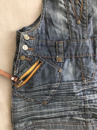 Pichi vaquero corto vintage