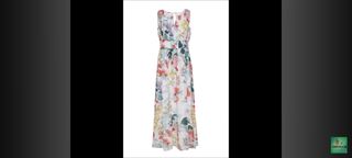 Vestido largo floral