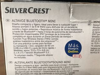 Altavoz Bluetooth SilverCrest Mini