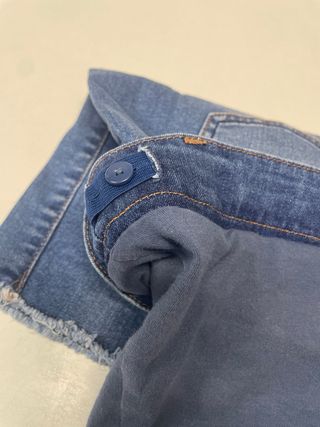 Falda vaquera premamá azul