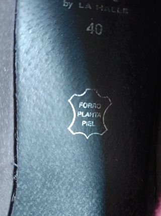 Bailarinas rojas y marrones talla 40