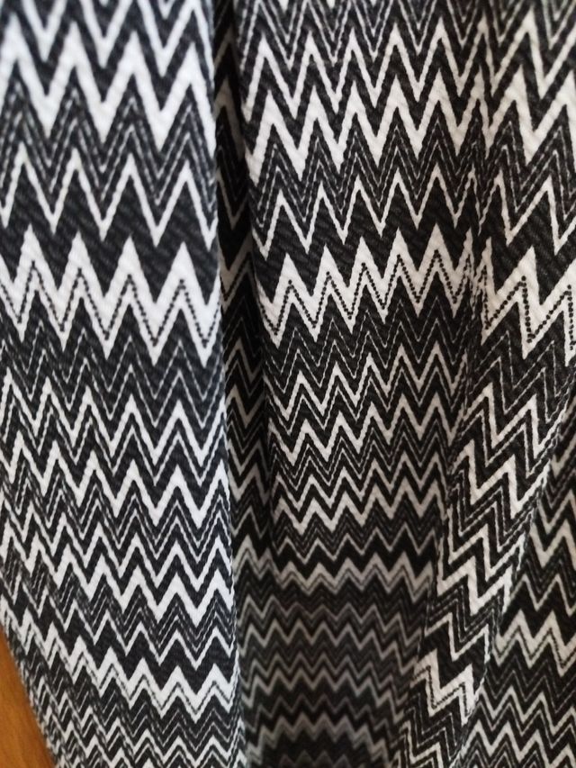 Vestido blanco y negro