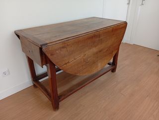 Mesa extensible de roble macizo