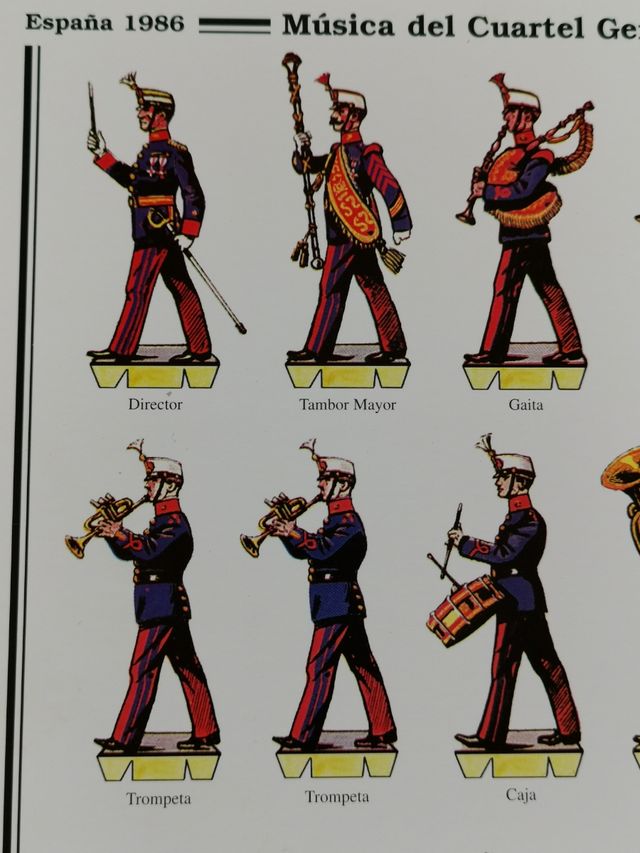 Recortables militares de colección