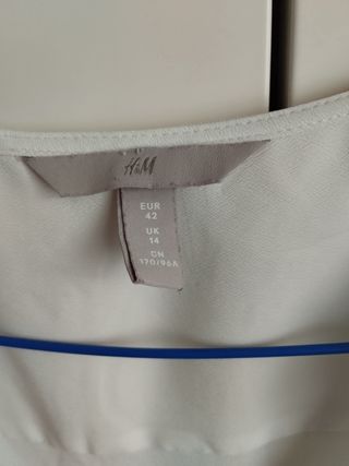 Blusa blanca HM - Talla L