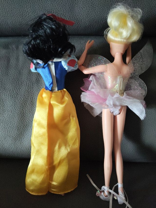 Muñecas Blancanieves y Campanilla