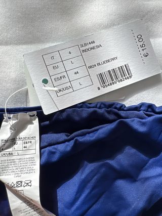 Bikini Calzedonia azul nuevo EU 85 L
