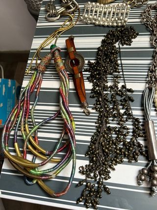 Grande lote de varias joyas