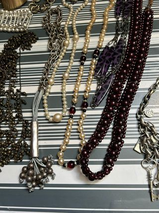 Grande lote de varias joyas