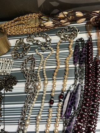 Grande lote de varias joyas