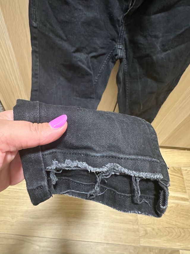 Jeans Zara neri Tg XL (42-14)