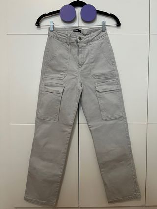 Pantalones Cargo Noon Grises